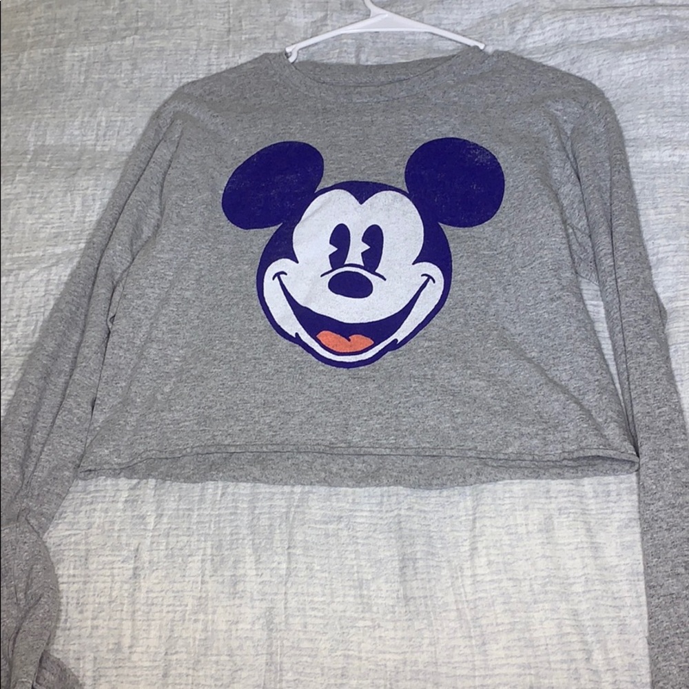 Disney Mickey Mouse Cropped Tee